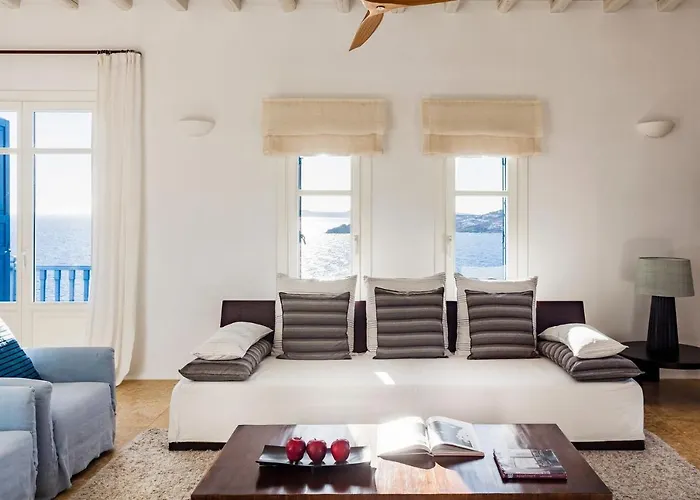 Villa Excellent Mykonos Psarrou Omega 5 Bedrooms Stunning Sea Views Psarrou