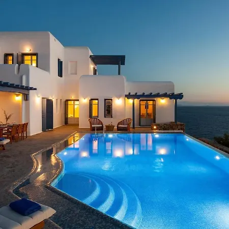 Excellent Mykonos Villa Villa Psarrou Omega 5 Bedrooms Stunning Sea Views Psarrou Villa