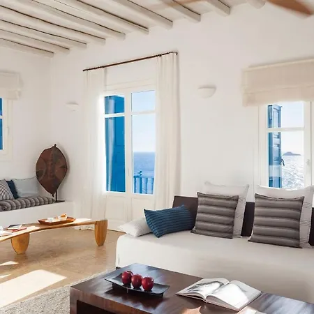 Villa Excellent Mykonos Villa Villa Psarrou Omega 5 Bedrooms Stunning Sea Views Psarrou Mykonos Town