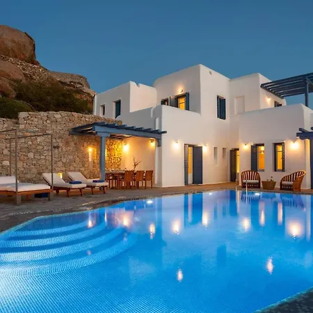 Excellent Mykonos Psarrou Omega 5 Bedrooms Stunning Sea Views Psarrou