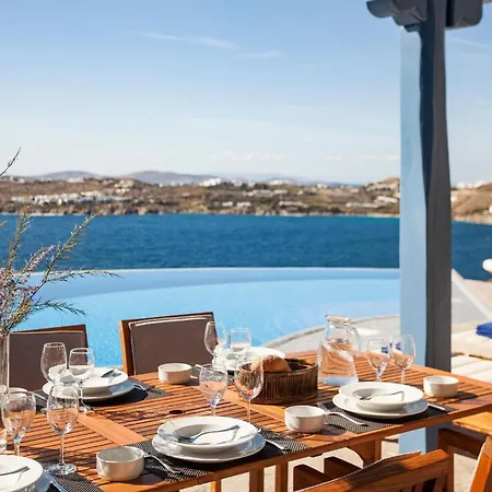Villa Excellent Mykonos Psarrou Omega 5 Bedrooms Stunning Sea Views Psarrou