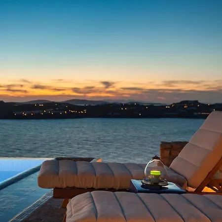Villa Excellent Mykonos Psarrou Omega 5 Bedrooms Stunning Sea Views Psarrou Mykonos Town