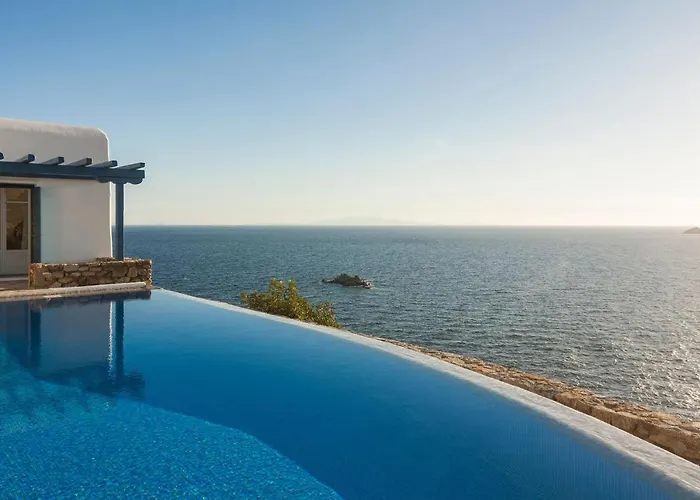 Villa Excellent Mykonos Psarrou Omega 5 Bedrooms Stunning Sea Views Psarrou *