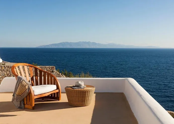Villa Excellent Mykonos Psarrou Omega 5 Bedrooms Stunning Sea Views Psarrou Mykonos Town