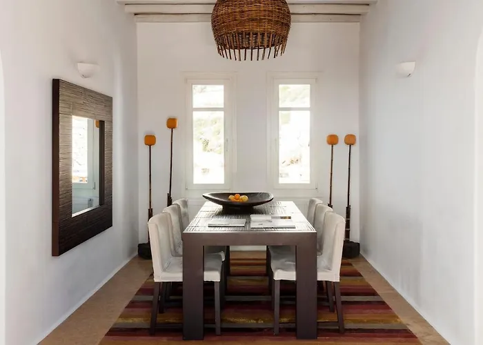 Excellent Mykonos Psarrou Omega 5 Bedrooms Stunning Sea Views Psarrou Villa