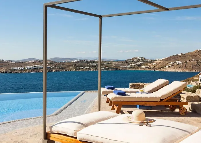 Excellent Mykonos Psarrou Omega 5 Bedrooms Stunning Sea Views Psarrou