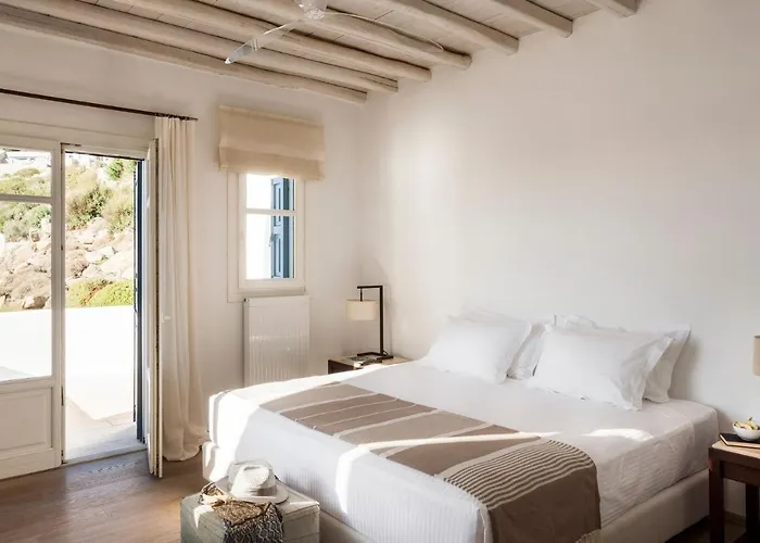 Excellent Mykonos Psarrou Omega 5 Bedrooms Stunning Sea Views Psarrou Villa