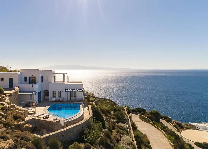 Excellent Mykonos Psarrou Omega 5 Bedrooms Stunning Sea Views Psarrou *