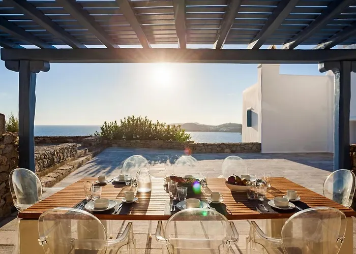 Villa Excellent Mykonos Psarrou Omega 5 Bedrooms Stunning Sea Views Psarrou
