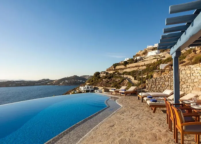 Excellent Mykonos Psarrou Omega 5 Bedrooms Stunning Sea Views Psarrou *